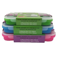 Collapsible Space Saving Rectangular Container Set - 3 Pack