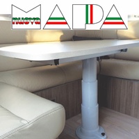 Nuova Mapa Adjustable Telescopic Table Leg and top 330mm to 710mm