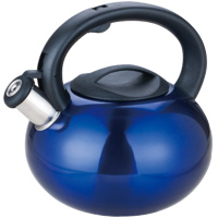 Royal Deluxe Stainless Steel Whistling Kettle 2.5L - Blue