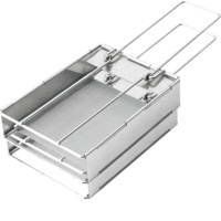 Royal Stainless Steel Folding Camp Toaster