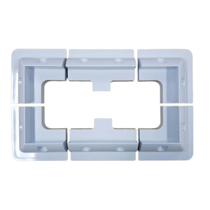 ABS Solar Panel Brackets - Set of 6 (White)