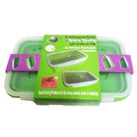 Collapsible Silicone Rectangle Container Large 3L