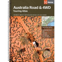 HEMA Map Australia Road &amp; 4WD Touring Atlas 12th Edition