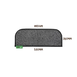 Muk mat Rounded Caravan Step Dark Grey  (medium)