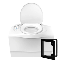 THETFORD C403 TOILET RIGHT HAND BLACK DOOR