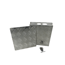 AUFOCUS GEN 4 - silver Checker Plate Tank Cover