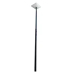 BBQARM TELESCOPIC STARLINK RV POLE WITH UDM BLACK