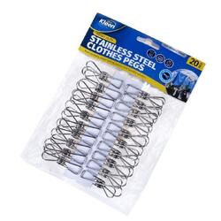 Clothes Pegs Stainless Steel - 20pk