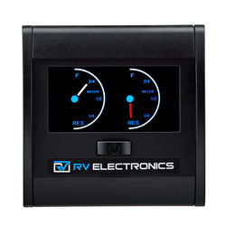 RV Electronics Programmable LCD Water Level Indicator Double Tank