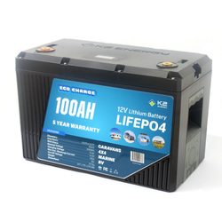 Eco Charge 12V 100AH LFP (LiFePo4) Battery