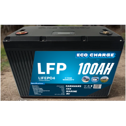 ECO CHARGE 12V 100AH LFP Battery